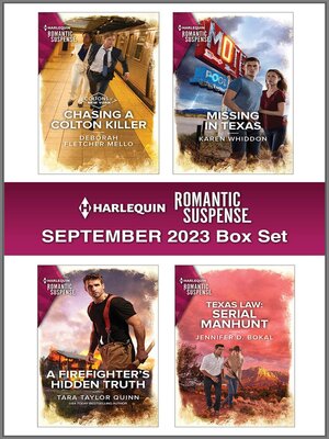 cover image of Harlequin Romantic Suspense September 2023--Box Set
